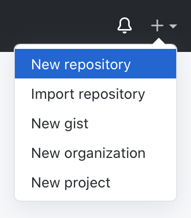 Create a new GitHub repository